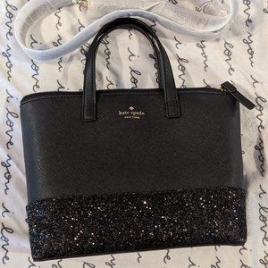 Black Glitter Kate Spade Purse